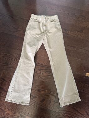 High-Rise Pacsun Dark Cream Flared Women’s Jeans